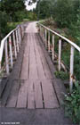 Most na Huczwie widok na wschd, w gbi aszczowski trjkt.